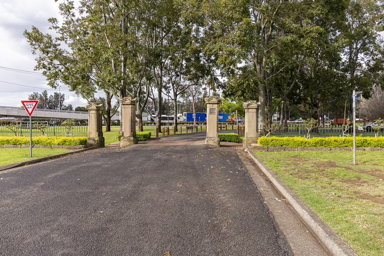 John Gillies memorial gates at Maitland Park